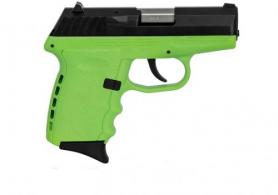 SCCY CPX-1 Gen3 RD Lime/Black 9mm Pistol - CPX1CBLGRDRG3