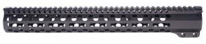 Bowden Tactical Foundation Handguard M-LOK Style made of 6061-T6 Aluminum with Black Anodized Finish, Picatinny Rail & 15