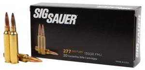 Sig Sauer Elite Ball 277 Sig Fury 135 gr Full Metal Jacket (FMJ) 20 Bx/ 10 Cs - E277SFB13520