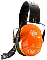 Beretta USA Safety Pro Muff 25 dB Florescent Orange Ear Cups with Black Headband & White Accents - CF1000000204FF