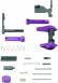 Timber Creek Outdoors Lower Parts Kit Purple Anodized Aluminum for AR-15