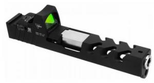 TacFire Replacement Slide 9mm Luger Graphite Black Cerakote Stainless Steel with Optics Cut & Slide Ports for Glock 17 Gen3 - GLKSL17-G2