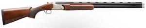 Charles Daly 202A 20 GA with 26 Barrel, 3 Chamber, 2rd Capacity, Silver Engraved Metal Finish & Walnut Stock Right H