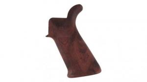 Hogue OverMolded Beavertail Made of Rubber With Red Lava Cobblestone Finish for AR-15, M16 - 15431