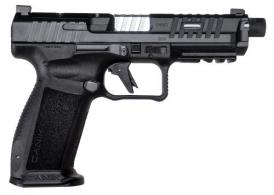 Ruger 57 5.7x28mm Pistol 4.94 Lightening Cut Stainless Slide, Black Frame 20+1