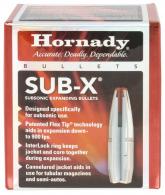 Hornady Sub-X 30/308 Cal 175 gr Subsonic-eXpanding 100 Per Box - 30718