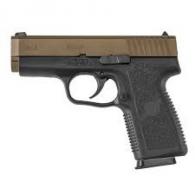 Kahr Arms CW9 *CA Compliant 9mm Caliber with 3.50 Barrel, 7+1 Capacity, Black Finish Frame, Serrated Burnt Bron