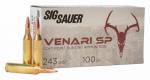 Main product image for AMMO, 243 WIN, 100GR, VENARI, SOFT POINT