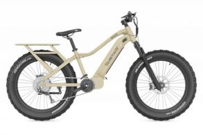 QuietKat Inc E-Bike Warrior Sandstone Medium 5'6" to 6'/ SRAM 8 Speed/1000 Watt Mid-Drive Motor/20 mph Speed - 22-WAR-10-SND-17