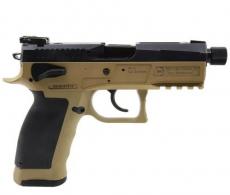 B&T Firearms MKII 9mm 4.3 Threaded, Optic Ready Slide, Coyote Tan Frame, 17+1