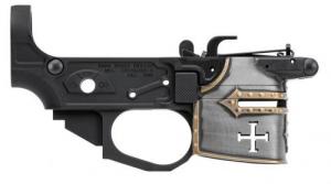 Spikes Tactical Rare Breed Crusader 9mm Luger, Black Anodized Aluminum with Painted Front for AR-Platform