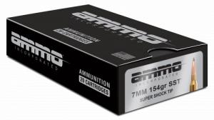 Main product image for Ammo Inc 7MM154SSTA20 Signature 7mm Rem Mag 154 gr Super Shock Tip (SST) 20 Per Box/10 Cs