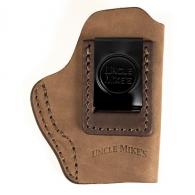 Uncle Mike's Inside Waistband Ambidextrous Leather Holster Size 1