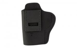 Uncle Mikes Inside Waistband Leather Holster Size 4 Fits Most Large Frame Autos - UM-IWB-4-MBL-A