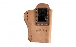 Uncle Mikes Inside Waistband Leather Holster Size 5 Fits Most Medium/Large Frame Autos - UM-IWB-5-BRW-A