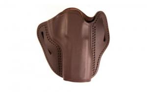 Uncle Mikes Outside Waistband Leather Holster Size 4 Fits Most Large Frame Autos - UM-OWB-4-BRW-R