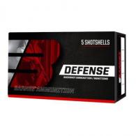Barnes Defense Buckshot Loads 12 ga. 2.75 in. 4BK 21 Pellets 5 rd.