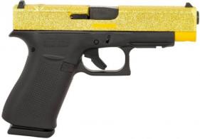 Glock G48 MOS Slimline Compact 9mm Gold Glitter Cerakote Finish 10+1