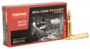 Norma Ammunition (RUAG) 20170362 Match Golden Target .308 Win 168 gr BTHP 20 Per Box/ 10 Cs