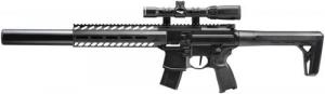 Sig Sauer Airguns MCX Air Gen 2 CO2 177 Pellet 18" 30rd, Black, M-LOK Handgaurd, Flat Trigger, C02 Storage Q