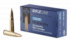 TR&Z Metric Rifle Rifle Line 7.62x39mm 123 gr Round Nose Soft Point 20 Per Box/ 50 Cs