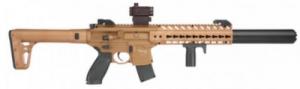 Sig Sauer Airguns MCX MRD Air Rifle Semi-Automatic .22 Pellet Blk/FDE - MCXMRD2288G30FD
