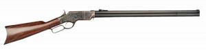 Cimarron 1860 Steel Framed henry 45 Colt (LC) 12+1 24" Blued Octagon Barrel, Color Case Hardened Rec, Walnut Furniture, Ad - CA236