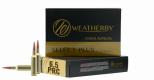 Main product image for Weatherby M65PRC124HCB Select Plus 6.5 PRC, 124 gr, 20 Per Box/ 10 Cs