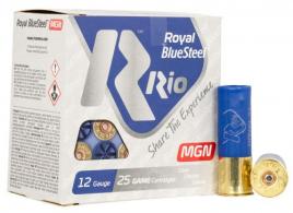 Rio Ammunition Royal BlueSteel 12 Gauge 3", 1 1/8 oz BB Shot 25Rd - 970