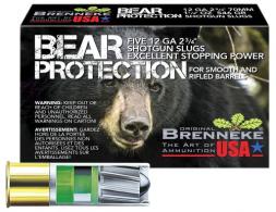 Brenneke Bear Protection 12 Gauge, 2.75, 1 1/4 oz Slug Shot, 5 Per Box
