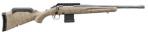 Ruger American Ranch Rifle Gen II 5.56x45 NATO 16.1 Spiral Fluted, Threaded, 10+1 FDE Splatter Stock
