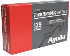 Main product image for Aguila 7mm Rem Mag 139 gr 20 Per Box/ 10 Cs