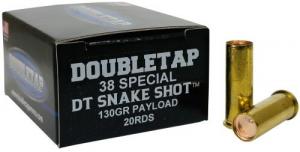DoubleTap Ammunition Snake Shot 38 Special 20 Per Box