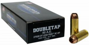 DoubleTap Ammunition 50 AE, 275 Grain, Lead Free, 20 Per Box