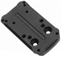 Strike Industries LITESLIDE for G43 MRDS Adaptor Plate Black For Glock Gen 3-5 43/43X/48 - G43RMR