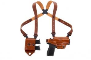 Galco Miami Classic II Shoulder System For Glock 17 Leather Tan