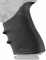 Hogue Handall Beavertail Grip Sleeve For Glock 17, 18, 19x, 20, 21, 22, 24, 31, 34, 35, 40, 41, 45, 47 (Gen 1, 2 & 5), Black - 17020
