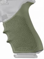 Hogue Handall Beavertail Grip Sleeve For Glock 17, 18, 19x, 20, 21, 22, 24, 31, 34, 35, 40, 41, 45, 47 (Gen 1, 2 & 5), OD Green - 17021