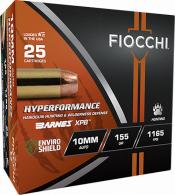 Fiocchi 10BA Hyperformance 10mm 155 gr XPB 25 Per Box/ 8 Case - 514