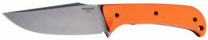 Hogue 35850 Extrak XL 3.90" Fixed Clip Point Plain Stone Tumbled CPM M4 Tool Steel Blade, Blaze Orange Textured G10 Scales Handl - 131