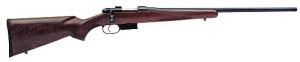 CZ 527 American Bolt Action Rifle 03020, 22 Hornet, 21.9", Walnut Stock, Blued Steel Finish, 5 Rds - 03030