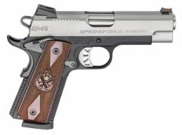 Springfield Armory 1911 Single 40 S&W 3 8+1 Cocobolo Grip Stainless St - PI9240L