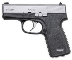 Kahr Arms Model CT380 .380 ACP 3 IN. Barrel White Bar-Dot Combat Sights Polymer Frame Stainless Steel Slide With Tungsten Cerak - CT3833TU3