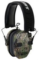 Walker's Razor Slim Electronic Muff with Quad Microphones Polymer 23 dB Over the Head Realtree Xtra Ear Cups with Bl - GWPRSEQMCMO