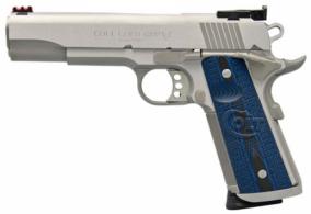Springfield Armory 1911 Emissary .45 ACP 5 8+1 Stainless Steel Frame Blued G10 Grips