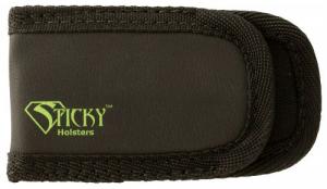 Sticky Holsters Mag Pouch Single IWB Latex Free Synthetic Rubber Black w/Green Logo