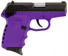 SCCY Industries CPXICBPU CPX-1 Double Action 9mm 3.1 10+1 Purple Polymer Grip/Frame G