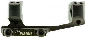Warne XSKELITW 1-Pc Base & Ring Combo For AR 1" Style Black Finish