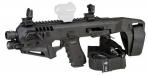 Command Arms MIC-RONI-STA Micro Roni Handgun For Glock 17/17C Gen3/4 Aluminum/Polym - MICRONISTAB17ADV