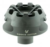 Strike Cookie Cutter Compensator 223 Rem,5.56x45mm NATO 1/2"-28 tpi 1.57" Black Steel - CCCOMP223